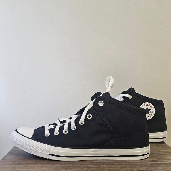 Converse Unisex CTAS High Street Hi Tops Men's Size 11.5 Black 151041F NWT - Picture 2 of 9